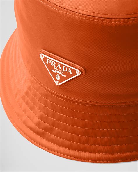 bucket hat prada orange|prada bucket hats for women.